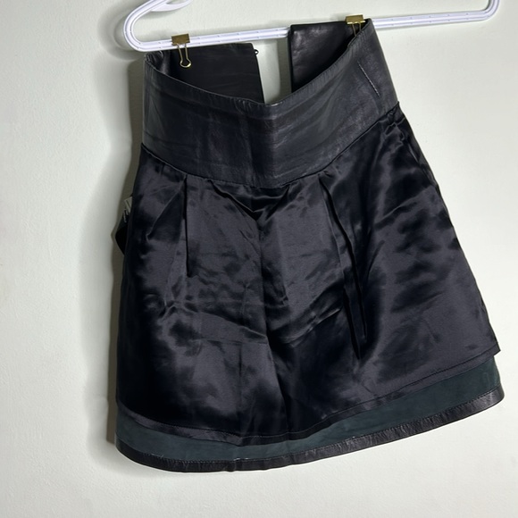 Philipp Plein Leather Mini Skirt - Picture 11 of 12